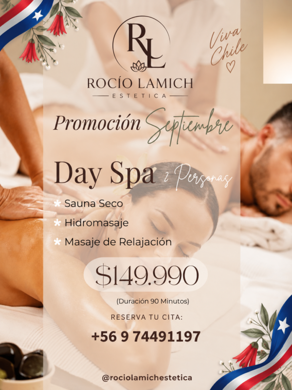 DAY SPA PARA  2 PERSONAS
