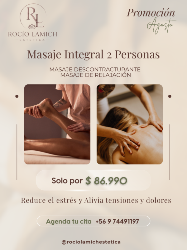 Masaje Integral para 2 Personas