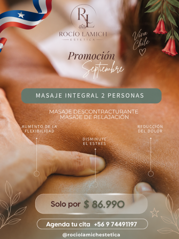 Masaje Integral para 2 Personas
